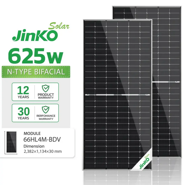 Jinko Tiger Neo N-Type Solar Panel Topcon 625W